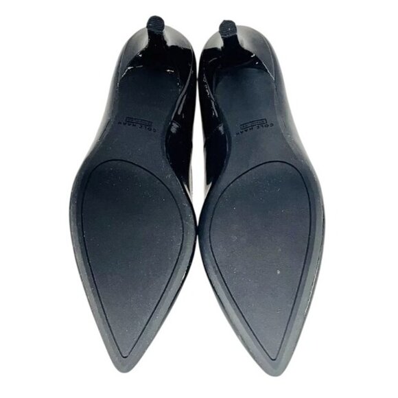 Cole Haan Prieta Pump II Women’s Black Patent Leather Pointy Toe D41803 Size 11 - Picture 6 of 6